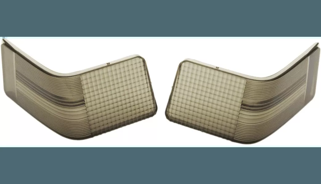 Drag Specialties Taillight Lens Kit for '89-13 Harley Davidson Touring Models - Smoke