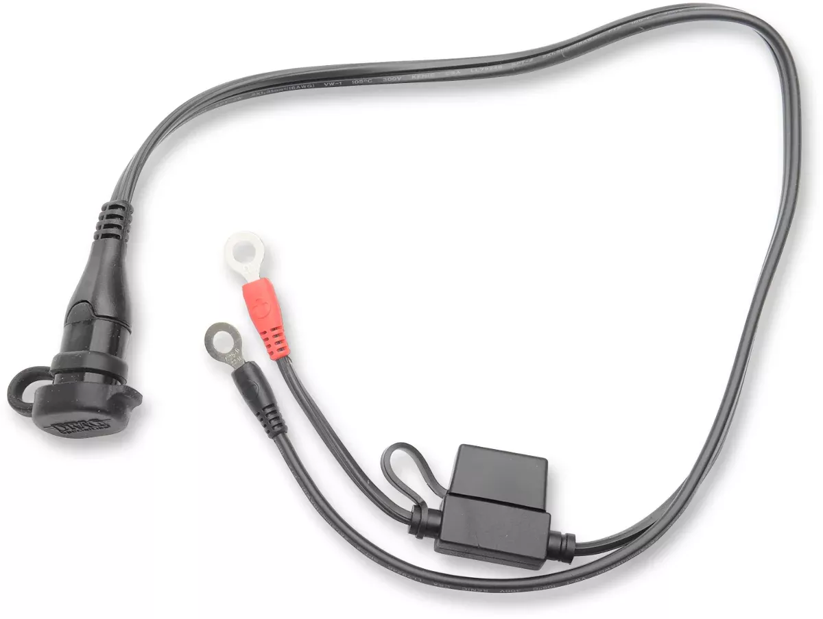 Drag Specialties Universal Motorcycle Batter Tender Eyelet Cable Pigtail