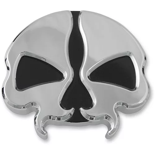Drag Specialties Vented Split Skull Gas Cap for 1996-2020 Harley – Chrome
