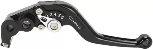 Driven Halo Adjustable Folding Black Brake Lever w/Silver Switch (DFL-AS-502)