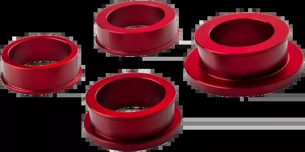 Driven Racing Wheel Spacer - Captive - Red - '13-'24 Kawasaki ZX-6R