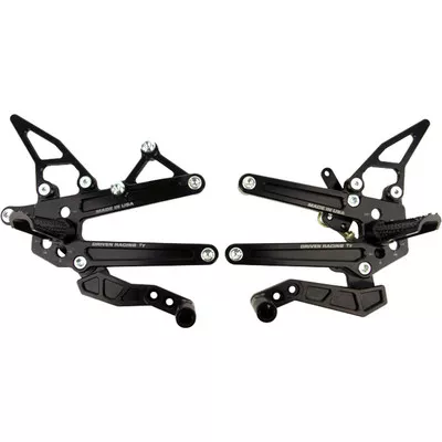 Driven TT Rearsets Triumph 675R 13-15
