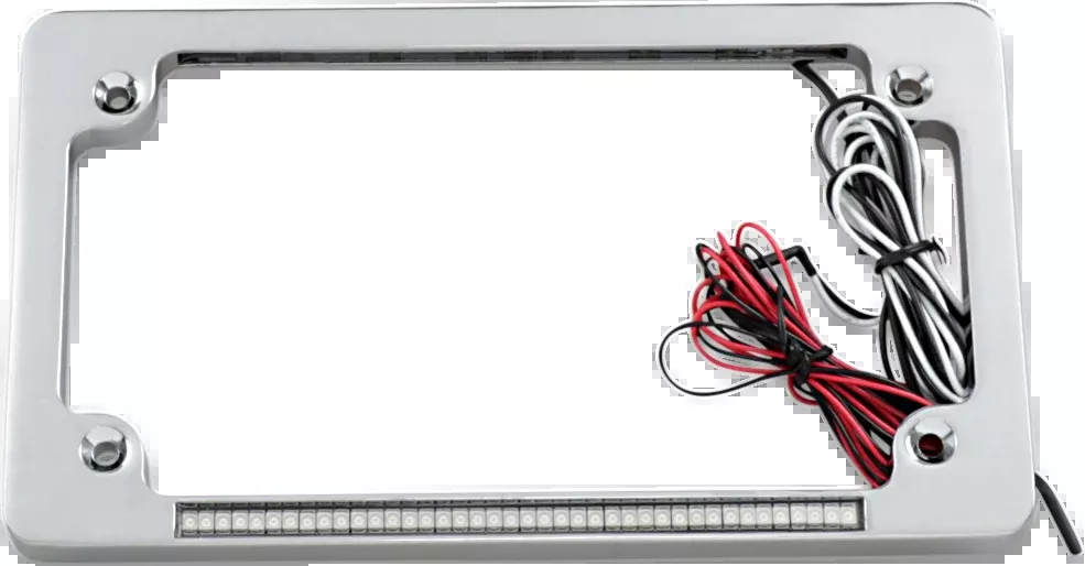 Dual License Plate Frame - Chrome