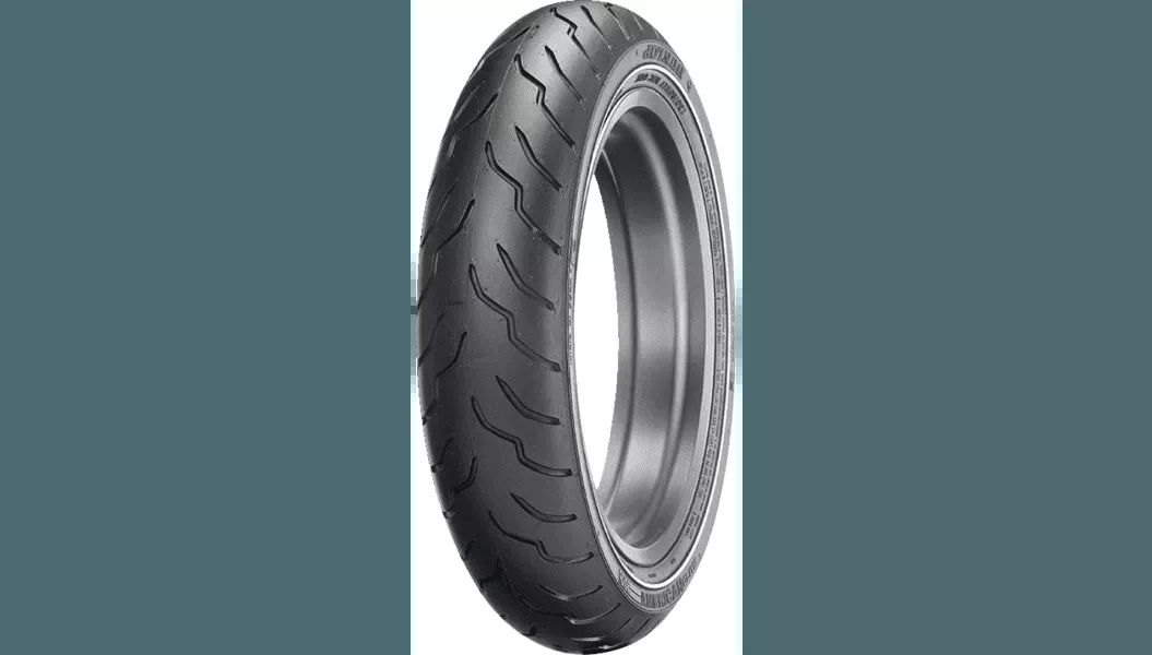 Dunlop American Elite Front Tire- 130/80B17 – Narrow Whitewall – 65H