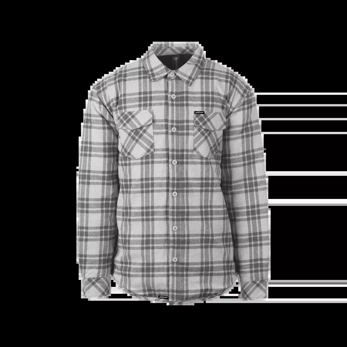 Eastcoastin Casual Flannel Jacket (Gray Steel)