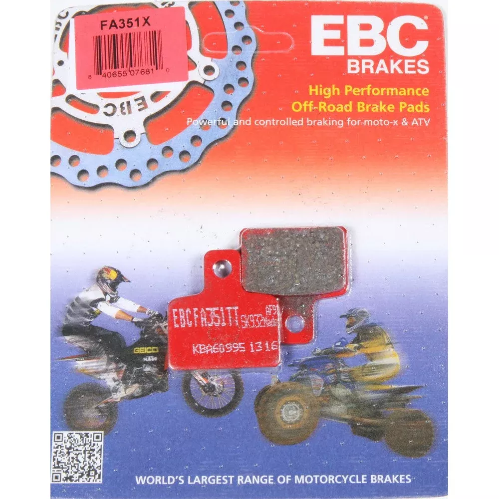 EBC 1 Pair Performance X-Series Carbon Brake Pads MPN FA351X