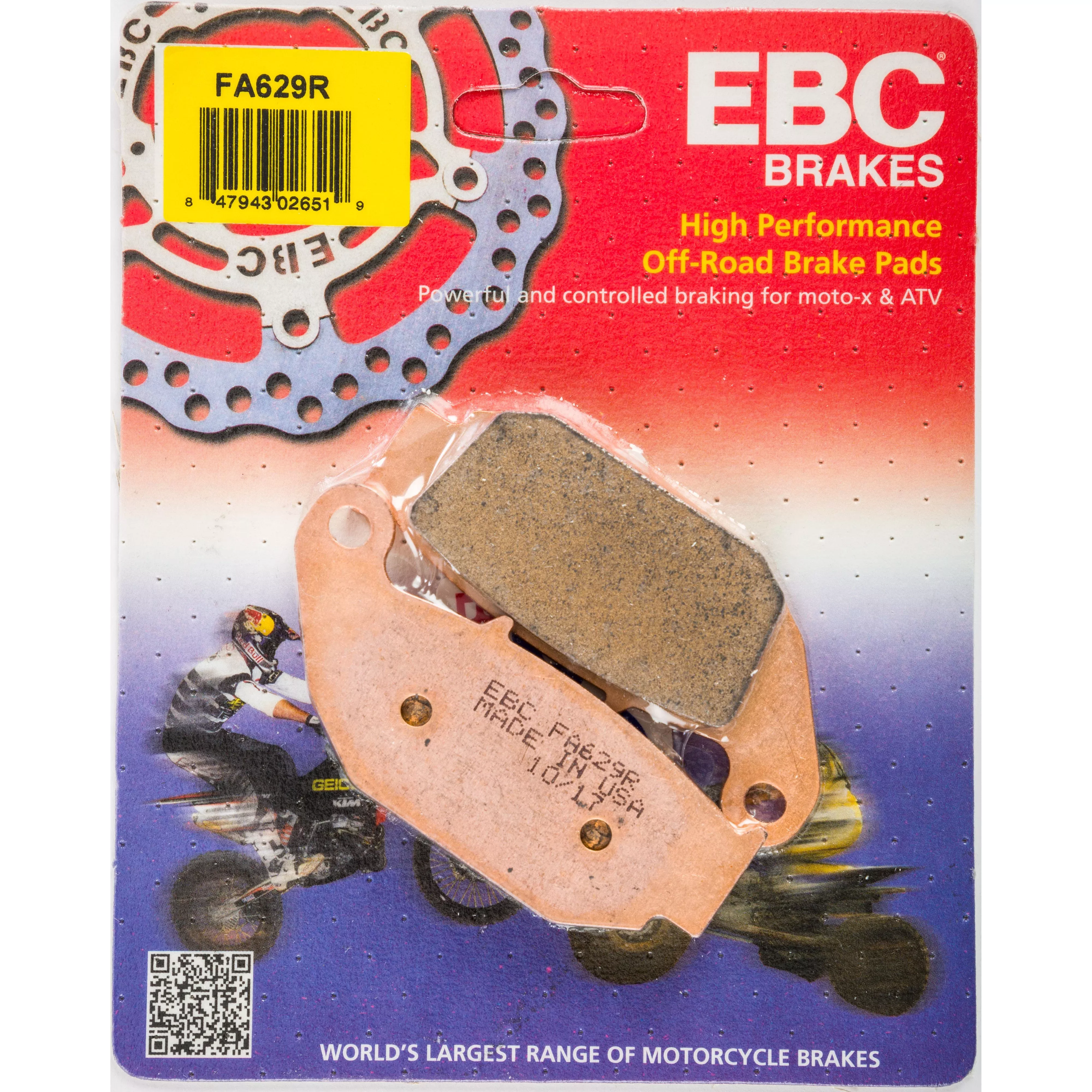 EBC 1 Pair Sintered HH Race Formula Brake Pads MPN FA629R