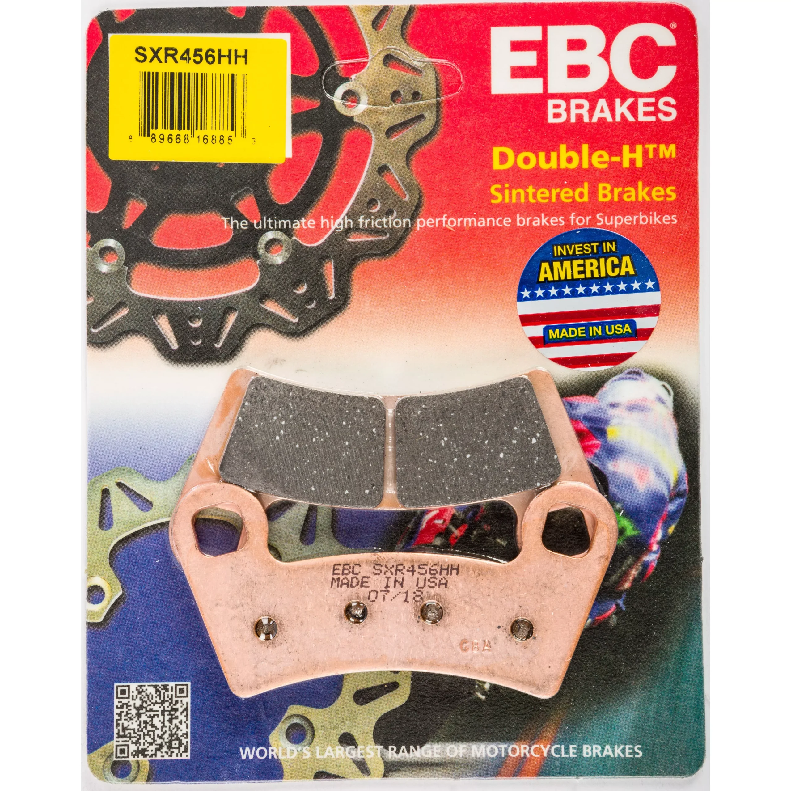 EBC 1 Pair SXR Race Formula Brake Pads MPN SXR456HH