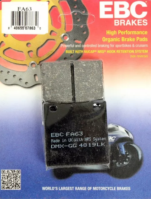 EBC FA Series Organic Brake Pads (FA63)