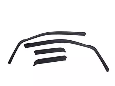 EGR 571655 4pc Window Vent Visors Rain Deflectors In Channel Matte Black