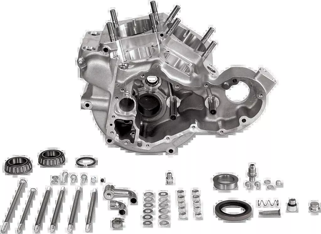 Engine Case - Super Stock Generator Style - Stock Bore - Big Twin '65-'69