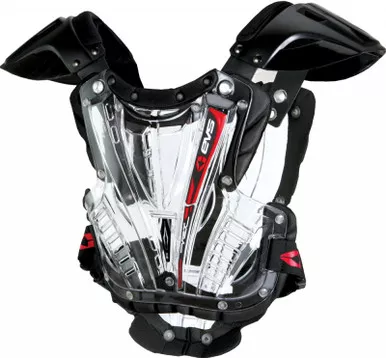 Evs Vex Roost Guard Clear/Black L - VEXBK-L