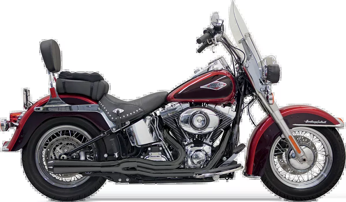 EXHAUST MEGA BLK ST86-11