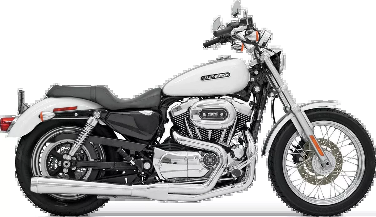 EXHAUST RR HS 07-13 XL CH