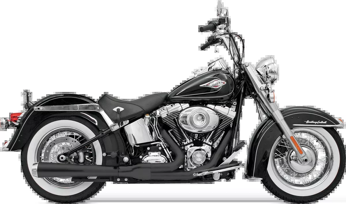 EXHAUST RR HS 86-11ST BK