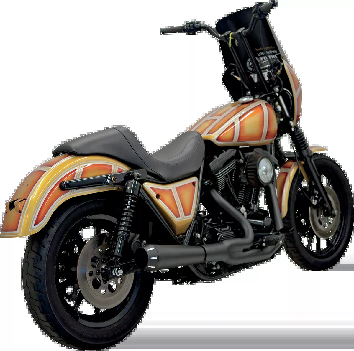 EXHAUST RR2-1 EVO FXR BK