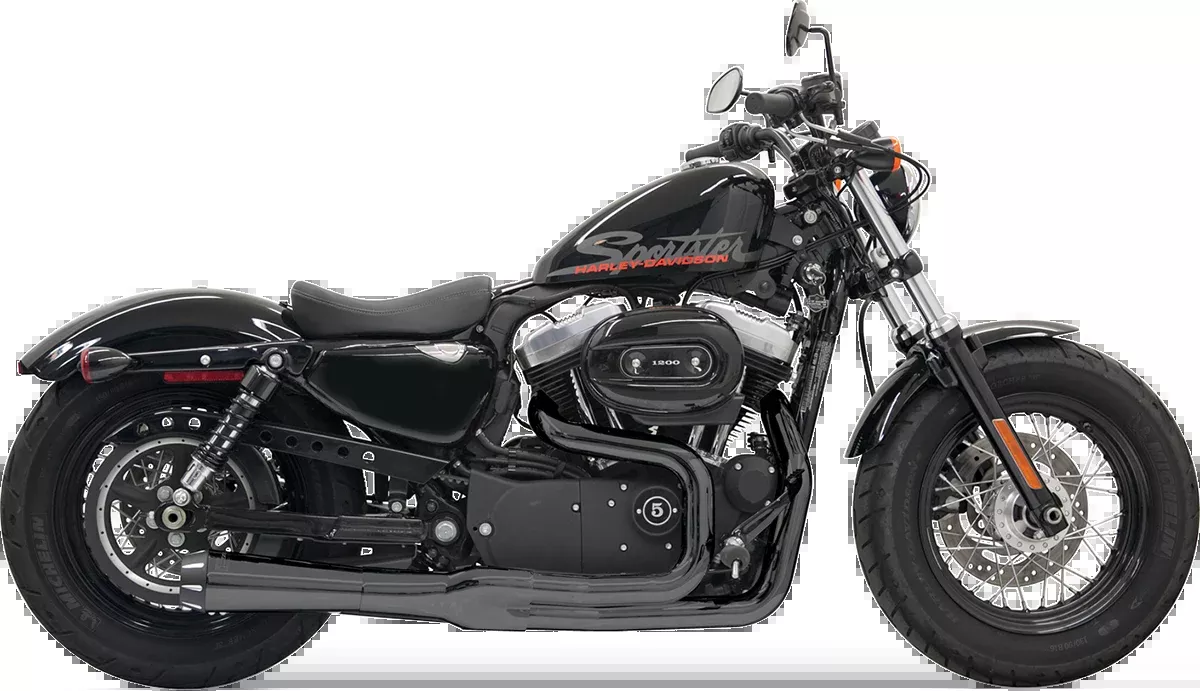 EXHAUST RR2-1 FLUTE XL BK