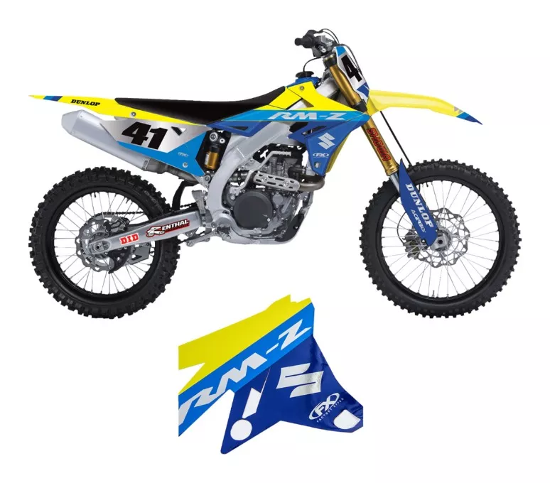 Factory Effex Candy Chrome Trim Kit Suzuki RMZ 250 / RMZ 450 2018-2027