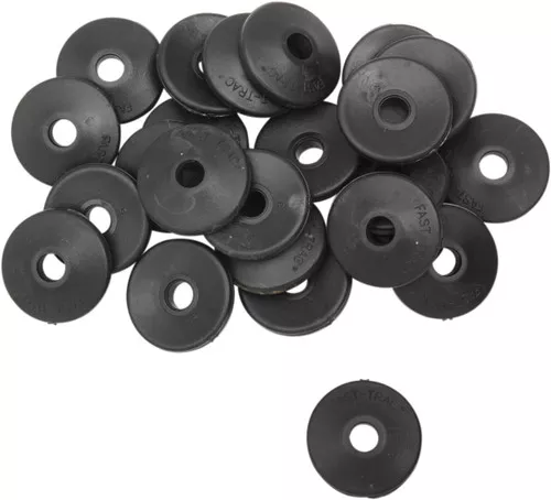 Fast-Trac Air Lite Round Poly Backer Plates Black 96 pack (208RX-96)