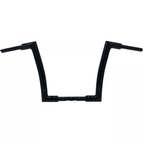Fat Baggers 1-1/2" Flat Top EZ Install 12" Handlebars for 2008-2013 Harley FLHR/FLTR- Black