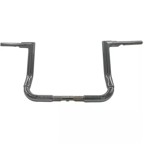 Fat Baggers 1-1/2" Flat Top EZ Install 12" Handlebars for 2014-2020 Harley Touring - Chrome