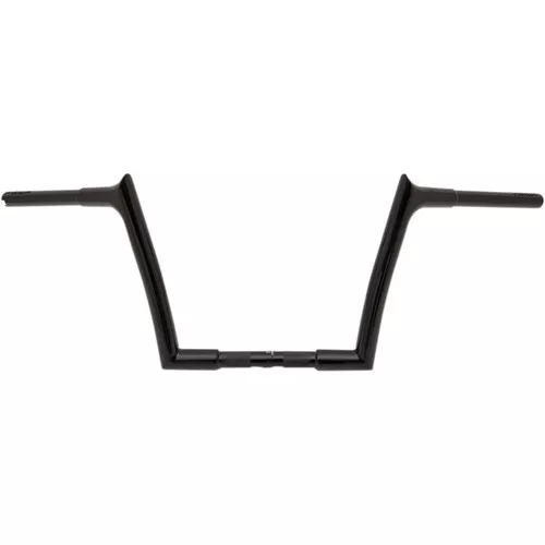 Fat Baggers 1-1/4" EZ Install Pointed Top 10" Handlebars for Harley - Black
