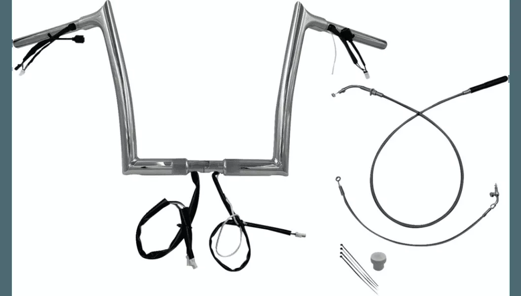Fat Baggers 1 1/4″ EZ Install Pointed Top Series Handlebars for '24-Up Harley Davidson Road Glide Models and '23-24 FLTRSE (Select Height and Finish)