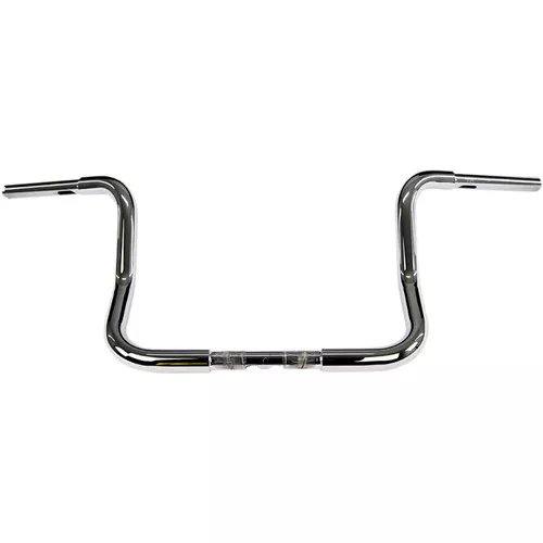 Fat Baggers 1-1/4" EZ Install Round Top 12" Handlebars for 1986-2019 Harley Touring - Chrome