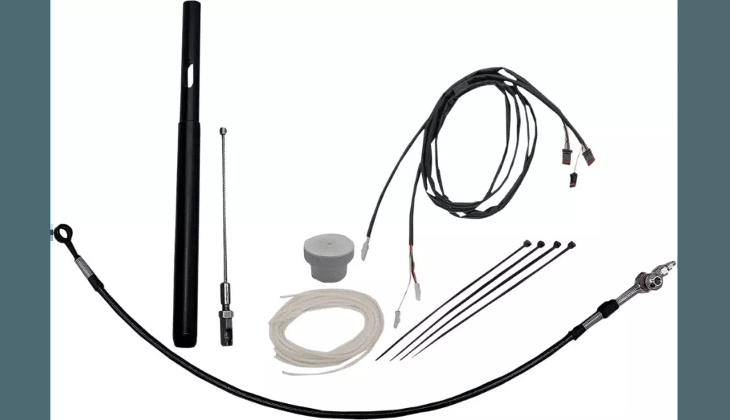 Fatbaggers 14 inch EZ Handlebar Installation Kit for '21 Harley Davidson Street Glide/Electra Glide Models - Black