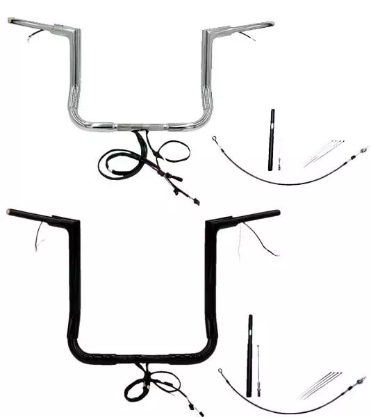Fatbaggers Plug & Play EZ Install 1-1/2" Flat Top Handlebar Kits for '21-23 Harley Davidson FLH Models