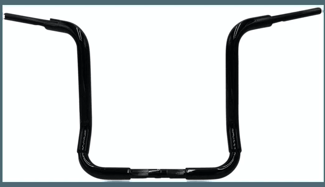 Fatbaggers Round Top EZ Install Handlebars for for '99-13, '21-23 Harley Davidson FLH Models and FL Trike (CABLE CLUTCH, 1” CLAMPING AREA)