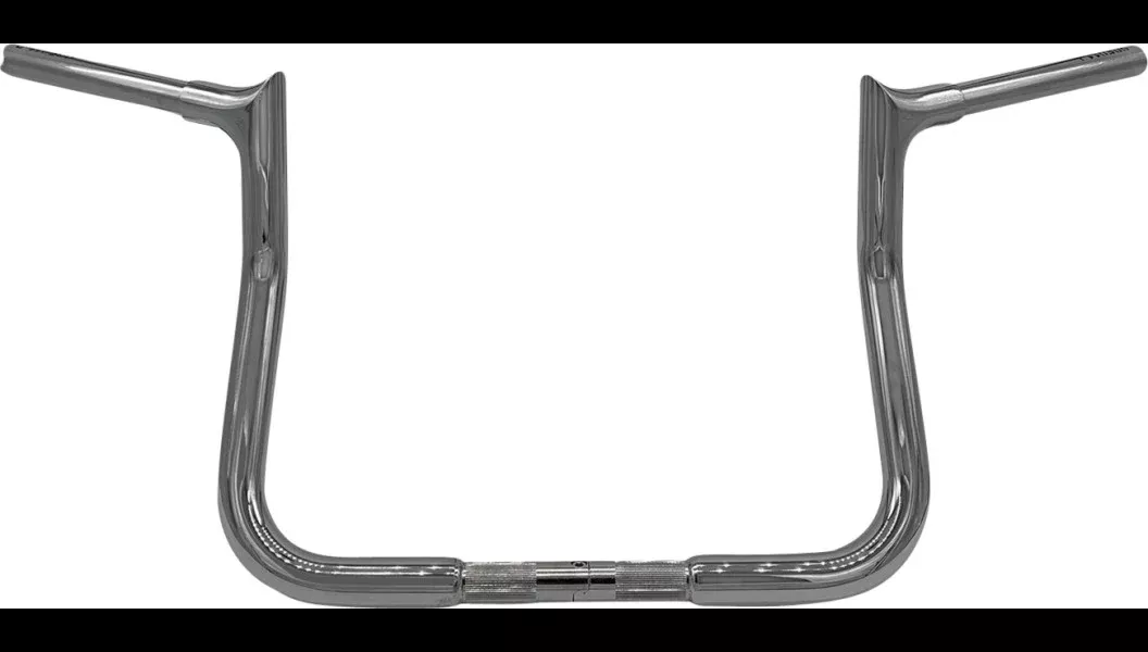 FBI 1 1/4" EZ Install 11" Pointed Top Chrome Handlebars 4 Harley 23-24 FLHX/SE