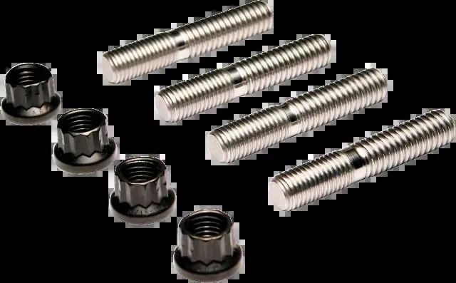 Feuling 12 Point Exhaust Stud Nut Kit 84-17 Harley Dyna Touring Softail FLHX XL