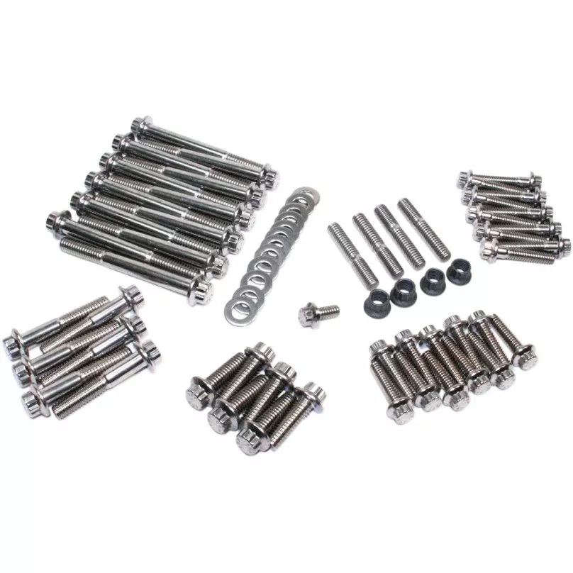 Feuling 3049 Stainless Steel Engine Fastener Hardware Kit 99-17 Harley Twin Cam