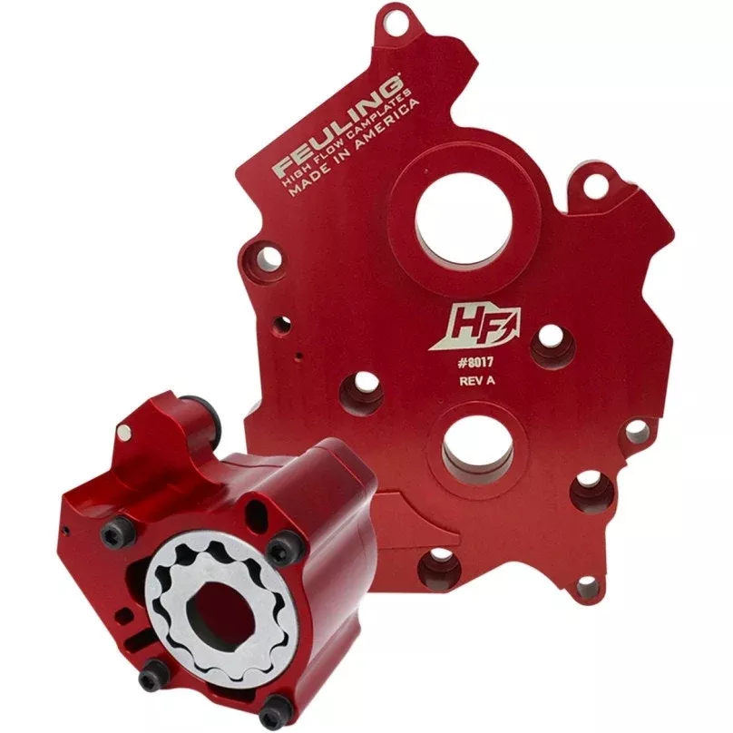 Feuling 7199 Red Race Series Oil Pump Camplate Kit Harley M-Eight Twin Cooled
