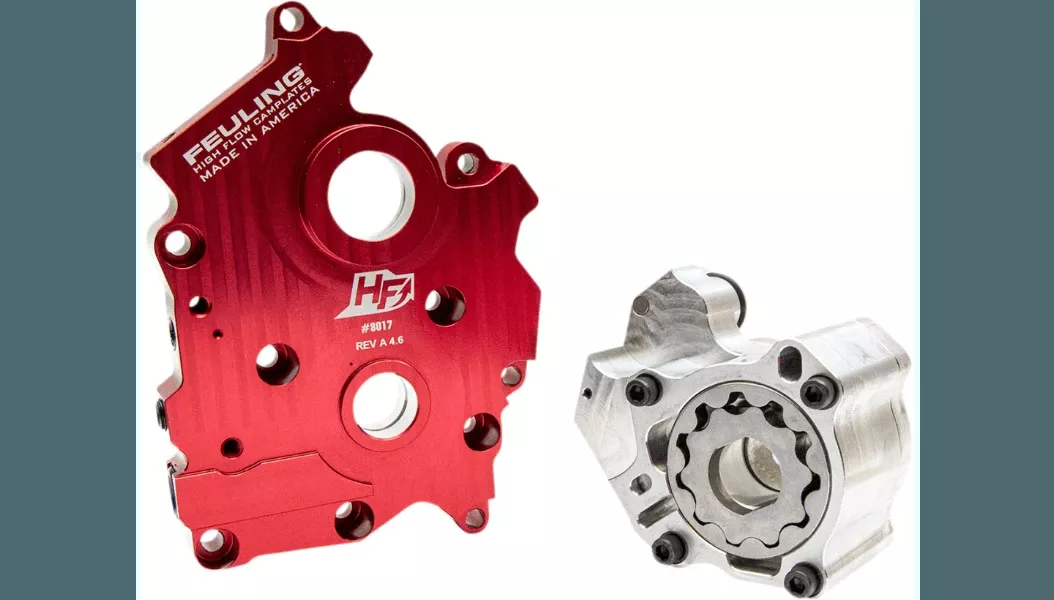 Feuling HP+ High Volume Oil Pump/Cam Plate Kit for '17-26 Harley Davidson Touring Center/Water Cooled Engines