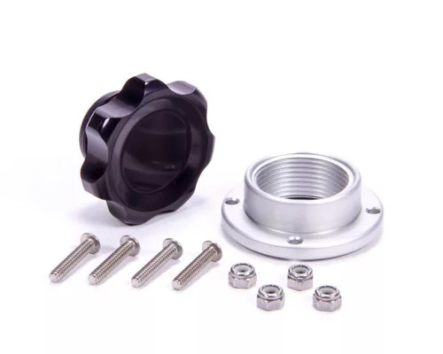 Filler Cap Black with Bolt-In Aluminum Bung Small ALL36181