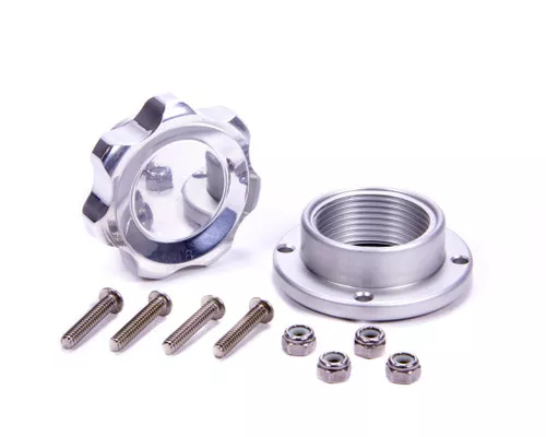 Filler Cap Polished with Bolt-In Aluminum Bung Small ALL36183
