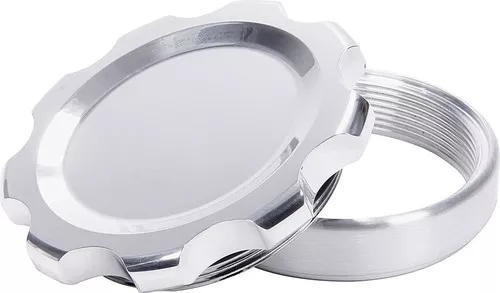 Filler Cap Polished with Weld-In Aluminum Bung Large ALL36173