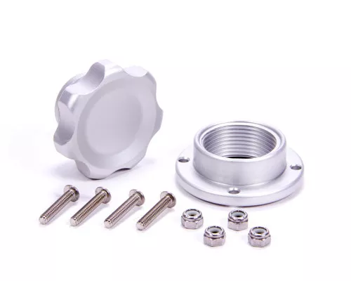 Filler Cap Silver with Bolt-In Aluminum Bung Small ALL36180