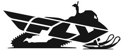Fly Racing Fly Snow Stickers