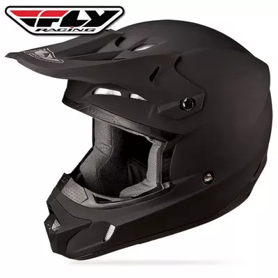 Fly Racing Kinetic Helmet Solid Matte Black