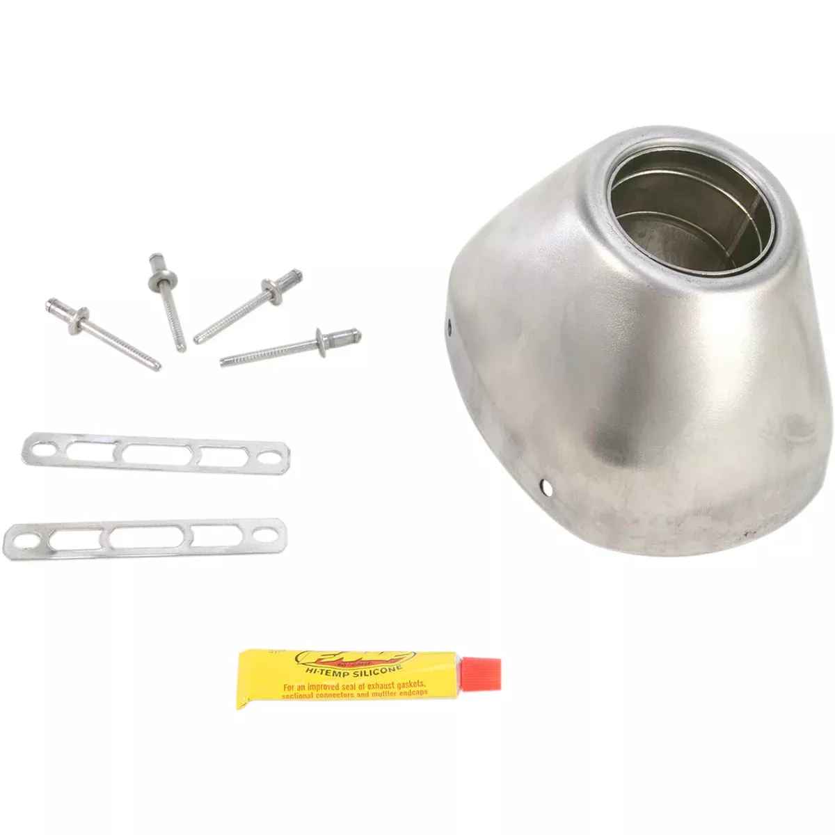 FMF 1860-0561 040641 Replacement End Cap Kit RCT End Cap – Stainless Steel