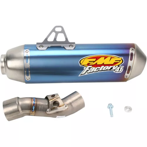FMF Factory 4.1 Slip-On Muffler Anodized Titanium/Titanium (041291)