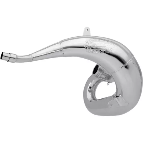 FMF Gnarly Exhaust Pipe - Nickel Plated - '01-02 Kawasaki KX250 (022007)