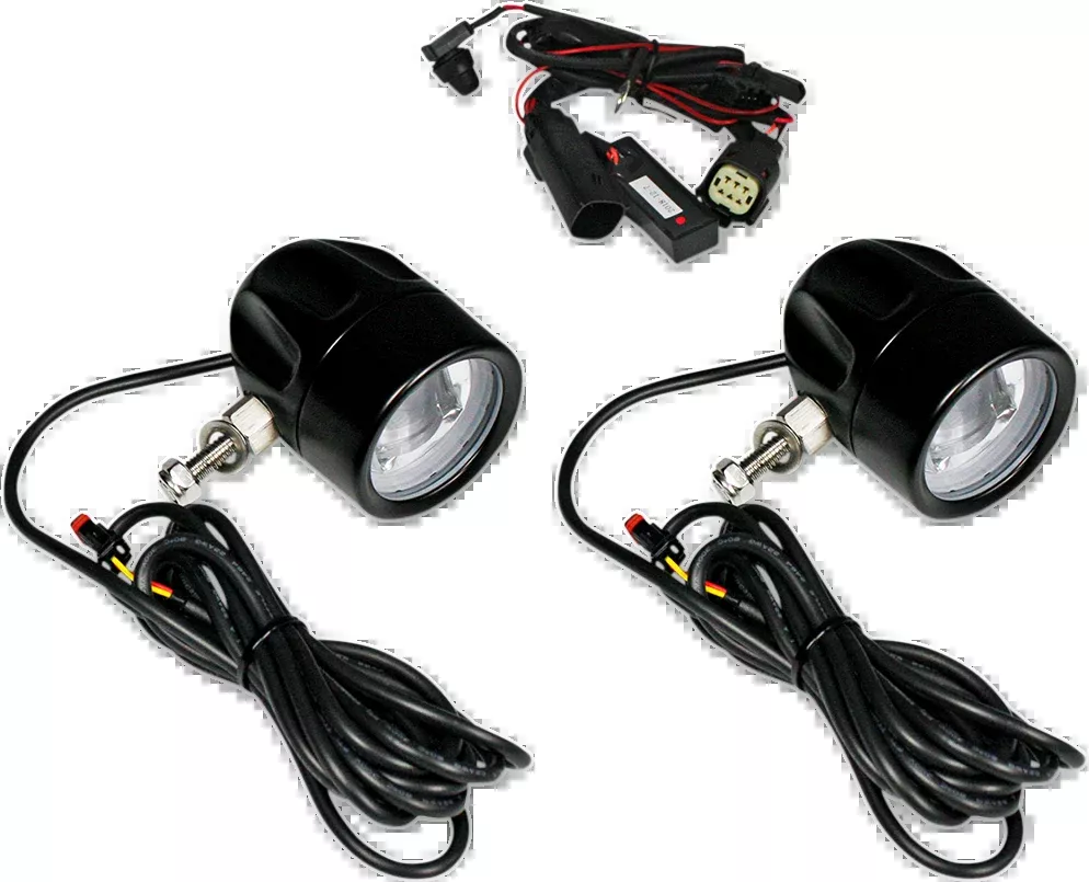 Fog Light - Black - Clear Lens