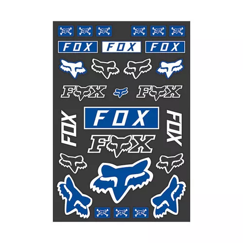 Fox Racing Legacy Track Pack Sticker Sheet