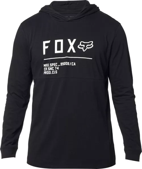 Fox Racing Non Stop Mens Long Sleeve Hooded Shirt