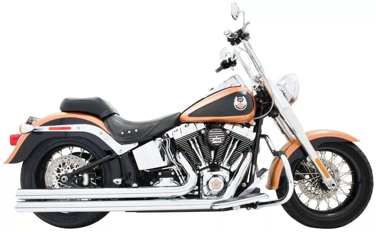 Freedom Performance Exhaust Independence LG for '86-17 Softail -Chrome