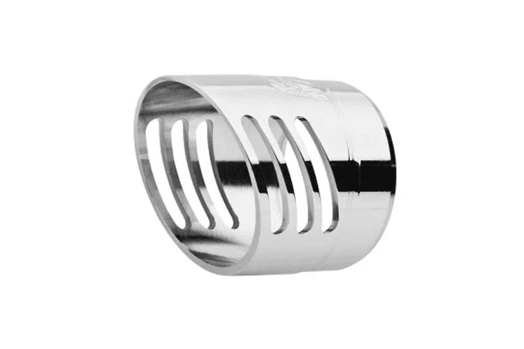 Freedom Performance Exhaust Racing Slash End Cap 4 inch Cut Out -Chrome-Sold Each